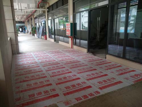 雍景灣茶葉店裝修現(xiàn)場(chǎng)施工圖-燦源裝飾 雍景灣茶葉店裝修現(xiàn)場(chǎng)施工圖-燦源裝飾